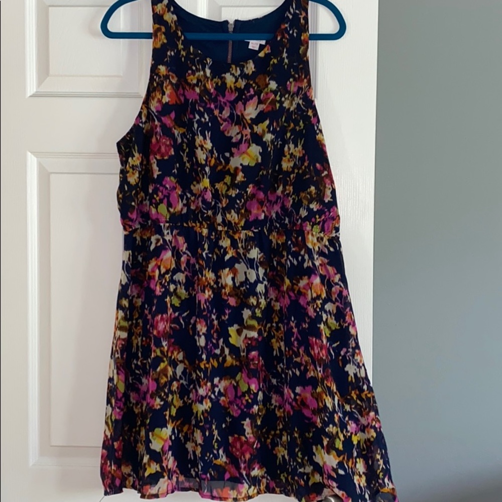 Xhilaration racerback floral dress